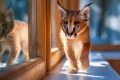 Natura și regulile de păstrare a pisicilor din rasa caracal